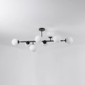 Lampa wisząca Dorado 8xE14 czarna LP-002/8P BK