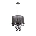 Lampa wisząca Mona 5xE14 czarna LP-5005/5P czarna