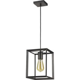 Lampa wisząca Napoli 1xE27 czarna LP-4146/1P-BL