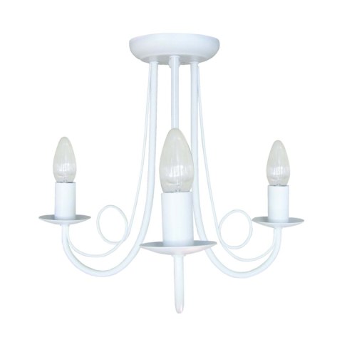 Lampa wisząca Perła 3xE14 biała LP-020/3P white