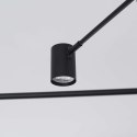 Lampa wisząca Snow 6xGU10 czarna LP-731/6P BK