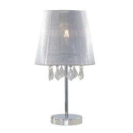 Lampa stołowa Mona mała 1xE27 srebrna LP-5005/1TS