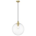 Lampa wisząca Puerto duża 1xE27 złota LP-004/1P L GD