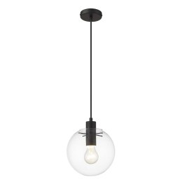 Lampa wisząca Puerto mała 1xE27 czarna LP-004/1P S BK