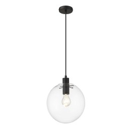 Lampa wisząca Puerto średnia 1xE27 czarna LP-004/1P M BK