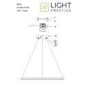 Lampa wisząca Ring duży 3000K 1xLED czarny LP-909/1P L BK