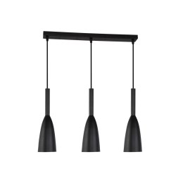 Lampa wisząca Solin wisząca 3xE27 czarna LP-181/3L BK