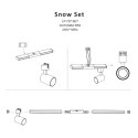 Snow SET 1F 4xGU10 biały LP-737 WH SET