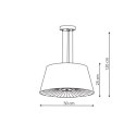 Lampa wisząca Bali 4xE27 biała LP-1322/1P WH