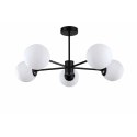 Lampa wisząca Roma 5xE14 czarna LP-1345/5P BK