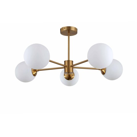 Lampa wisząca Roma 5xE14 złota LP-1345/5P GD