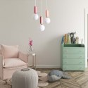 Lampa wisząca Rubi 3xE14 rożowa LP-044/3P Pink