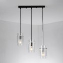 Lampa wisząca Savona 3xE27 transparentna LP-707/3L