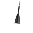 Lampa wisząca Solin wisząca 1xE27 czarna LP-181/1P BK