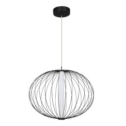 Lampa wisząca Treviso mała 1xLED czarna LP-798/1P S BK