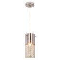 Lampa wisząca Zara 1xE14 srebrna LP-5221/1P