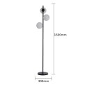 Lampa stojąca Dorado 3xE14 czarna LP-002/3F BK