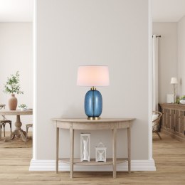 Lampa stołowa Amur niebieska LP-919/1T