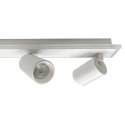 Lampa sufitowa Parma 4xGU10 + 1xLED biała LP-0612/4C WH