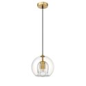 Lampa wisząca Arette 1xE27 złota/transparentna LP-133/1P