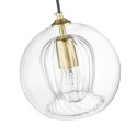 Lampa wisząca Arette 3xE27 złota/transparentna LP-133/3L