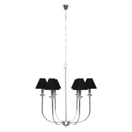 Lampa wisząca Glamour 6xE14 czarna LP-979/6P