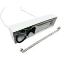 Lampa wisząca Mirror mały 1xLED biała LP-999/1P S WH