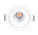 MAXLIGHT H0094 OPRAWA WPUSTOWA CYKLOP BIAŁA IP65