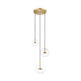 P0428-03L-L4AC ENCELADUS LAMPA WISZĄCA ZŁOTA/GOLD