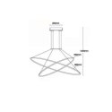 Lampa wisząca Halifax 2xLED czarna LP-940/2P 4BK