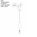 Lampa wisząca Solin wisząca 1xE27 biała LP-181/1P WH