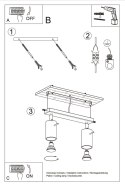 Plafon RING 2 chrom