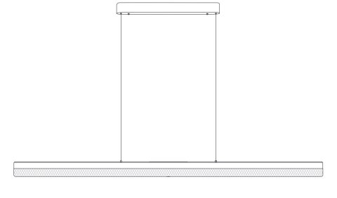 Lampa wisząca ANABELLA LED czarna 120 cm Lampa wisząca ANABELLA LED czarna 120 cm