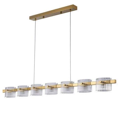 Lampa wisząca BACCIO LED złota 120 cm Lampa wisząca BACCIO LED złota 120 cm