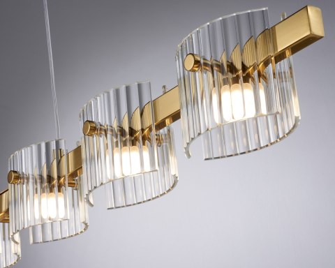 Lampa wisząca BACCIO LED złota 120 cm Lampa wisząca BACCIO LED złota 120 cm