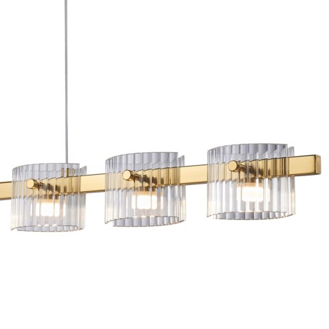 Lampa wisząca BACCIO LED złota 120 cm Lampa wisząca BACCIO LED złota 120 cm