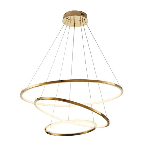 Lampa wisząca CIRCLE SLIM 40+60+80 LED złoty 40 cm + 60 cm + 80 cm Lampa wisząca CIRCLE SLIM 40+60+80 LED złoty 40 cm + 60 cm + 80 cm