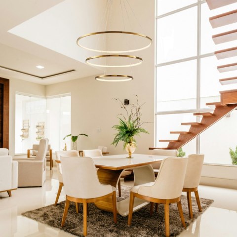 Lampa wisząca CIRCLE SLIM 40+60+80 LED złoty 40 cm + 60 cm + 80 cm Lampa wisząca CIRCLE SLIM 40+60+80 LED złoty 40 cm + 60 cm + 80 cm