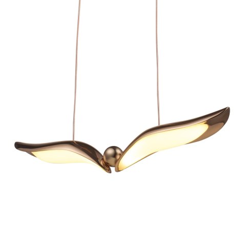 Lampa wisząca GUFO 1 LED różowe złoto 36 cm Lampa wisząca GUFO 1 LED różowe złoto 36 cm