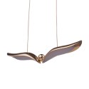 Lampa wisząca GUFO 1 LED różowe złoto 36 cm