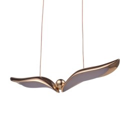 Lampa wisząca GUFO 1 LED różowe złoto 36 cm