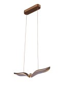 Lampa wisząca GUFO 1 LED różowe złoto 36 cm