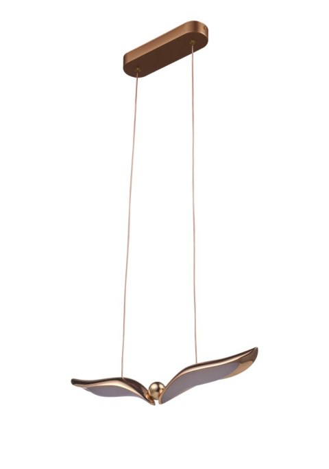 Lampa wisząca GUFO 1 LED różowe złoto 36 cm Lampa wisząca GUFO 1 LED różowe złoto 36 cm