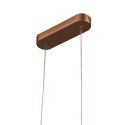 Lampa wisząca GUFO 1 LED różowe złoto 36 cm