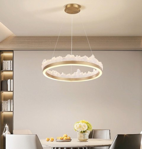 Lampa wisząca MONTANA LED złota 60 cm Lampa wisząca MONTANA LED złota 60 cm