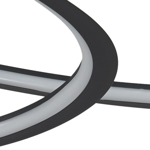 Lampa wisząca SPIRELLO ledowa czarna 80 cm Lampa wisząca SPIRELLO ledowa czarna 80 cm