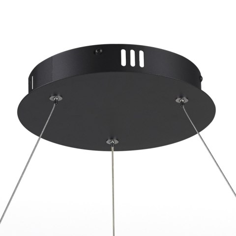 Lampa wisząca SPIRELLO ledowa czarna 80 cm Lampa wisząca SPIRELLO ledowa czarna 80 cm