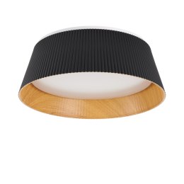 Plafon sufitowy FRILL LED czarny 45 cm