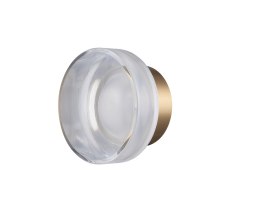 Lampa ścienna CARMELLO LED transparentna złota 13,5 cm