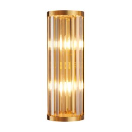 Lampa ścienna EXELLENT złota szklane rurki 45 cm